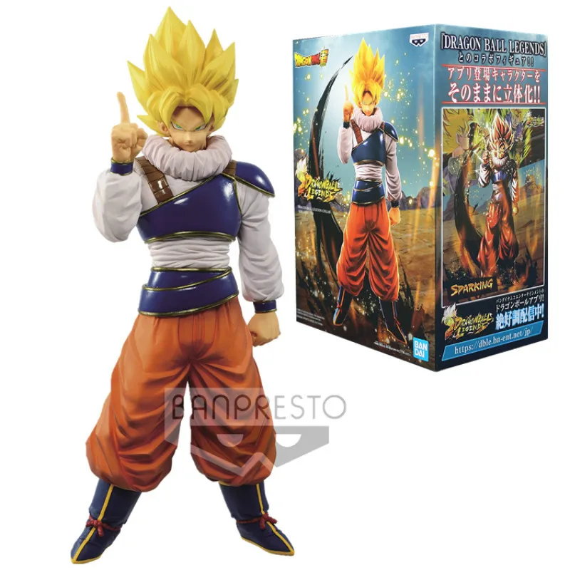 BANDAI DRAGON BALL LEGENDS Супер Saiyan Son Goku Действие ПВХ Коллекционная модель игрушки Аниме