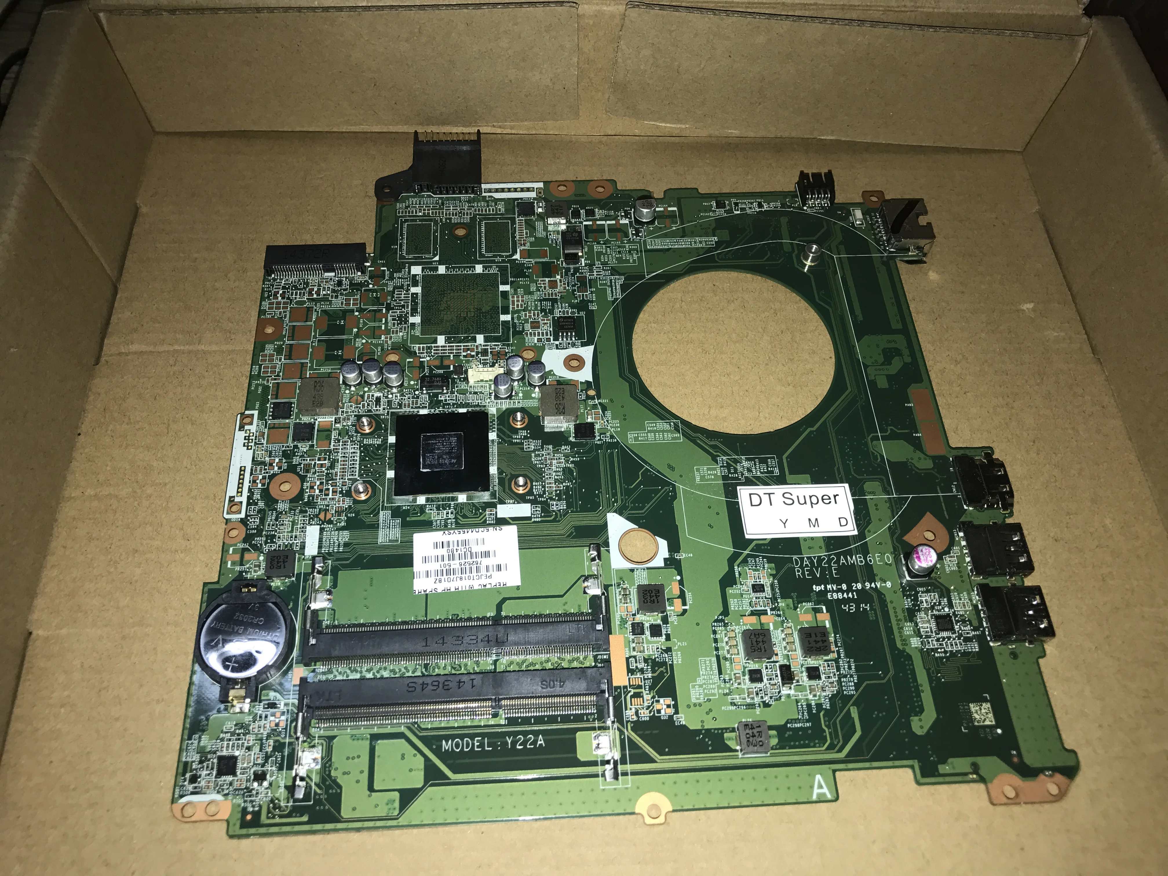 Быстрая доставка 100% новый DAY22AMB6E0 REV : E материнская плата для ноутбука HP PAVILION 15 P
