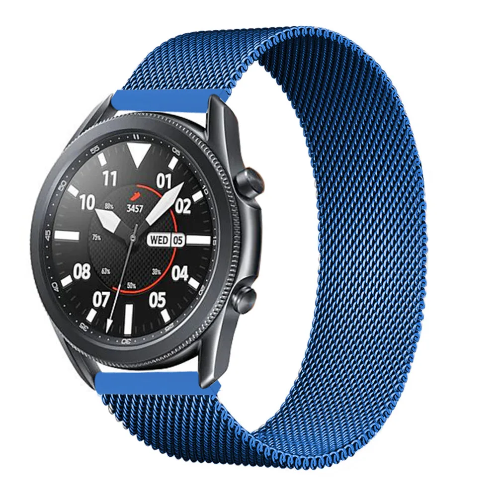Ремешок магнитный для Samsung Galaxy watch 3 45 мм 41 мм/Active 2 46 мм/42 Gear S3 браслет часов Huawei GT/2/2e