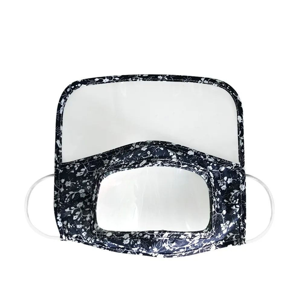 

With Eyes Shield Face Maks Adult Lip Reading Face Maks Reusable Windproof Mondkapjes Wasbaar Halloween Cosplay Masque
