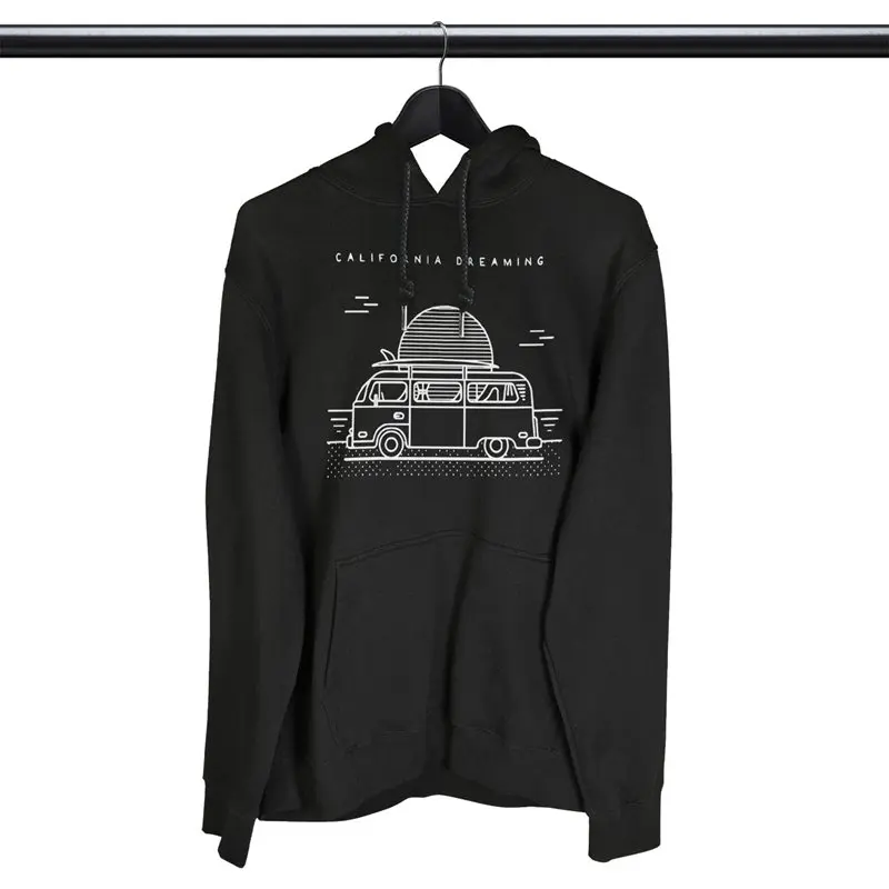 

COOLMIND cotton unisex hoodies casual loose surf print men hoodies dropshoulder hoodies men surfing hooded sweatshirt tops