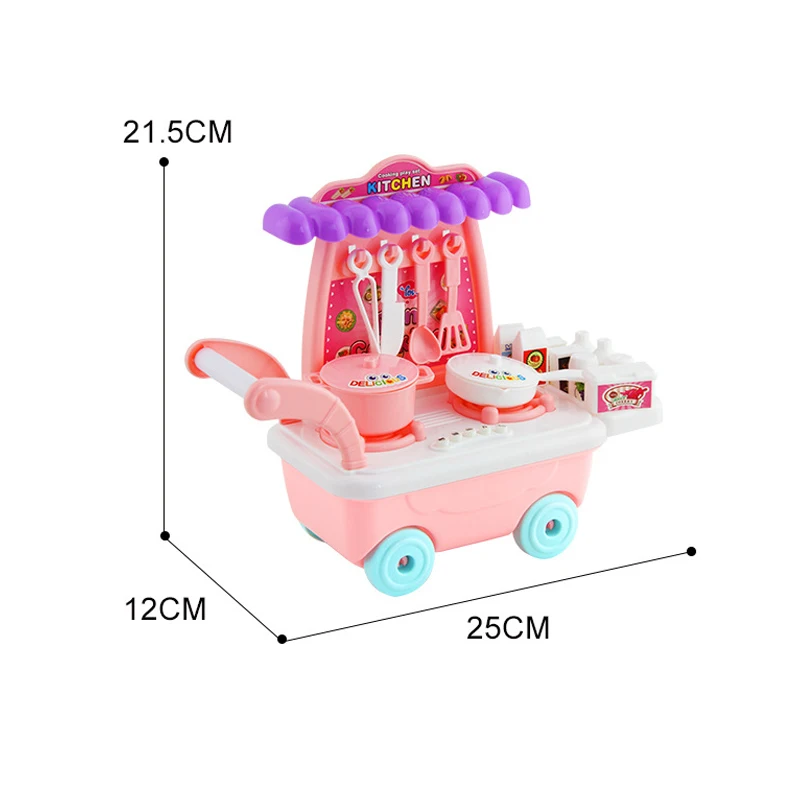 Детский игровой домик кухонный стол игрушки различные музыкальные истории