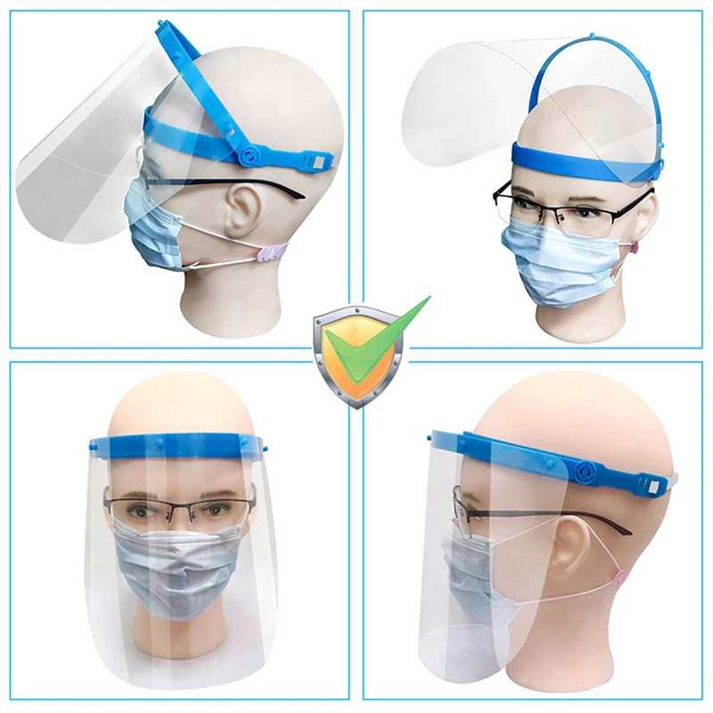 

Splash-proof Dust-proof Mask Head-mounted Transparent Protect Mask Adjustable Protective Face Mask Full Face Mask Kitchen Tools