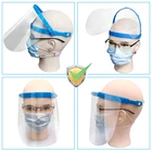 Пылезащитная маска с защитой от брызг, прозрачная защитная маска на голову, регулируемая защитная маска для лица, маска на все лицо, кухонные инструменты