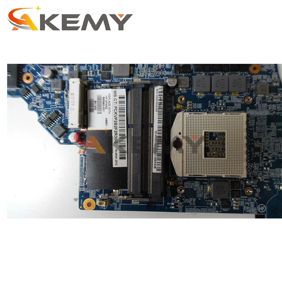 

Akemy 666518-001 645384-001 Main Board For HP Pavilion DV7 DV7-6000 Laptop Motherboard Socket FS1 DDR3