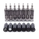 10 шт. Dr. Ручка A7 иглы штык Дерма ручка иголочный картридж 9123642нано татуировки Советы адаптер объектива для камер Micro завальцовки Дерма терапии МТС