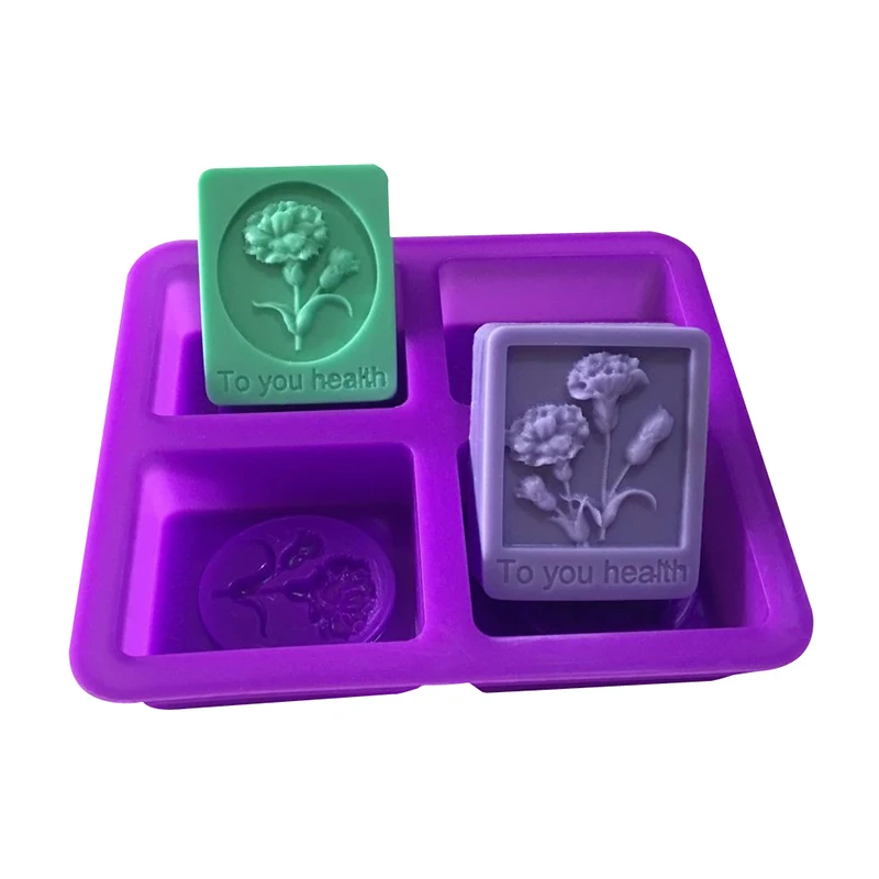 Прямоугольные 3d силиконовые формы для мыла ручной работы DIY силиконовые формы для мыла куб