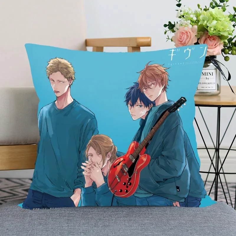 

Cartoon Cartoon Double-sided Pillowcase Office Decoration Linen Pillowcase Sofa Cushion Cover Interior Decoration Cushion Pillow