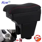 Подлокотник для Chevrolet AveoLova T200T250 2002-2011 двухслойный Телескопический большой центральный контейнер для хранения с USB светодиодный Одом