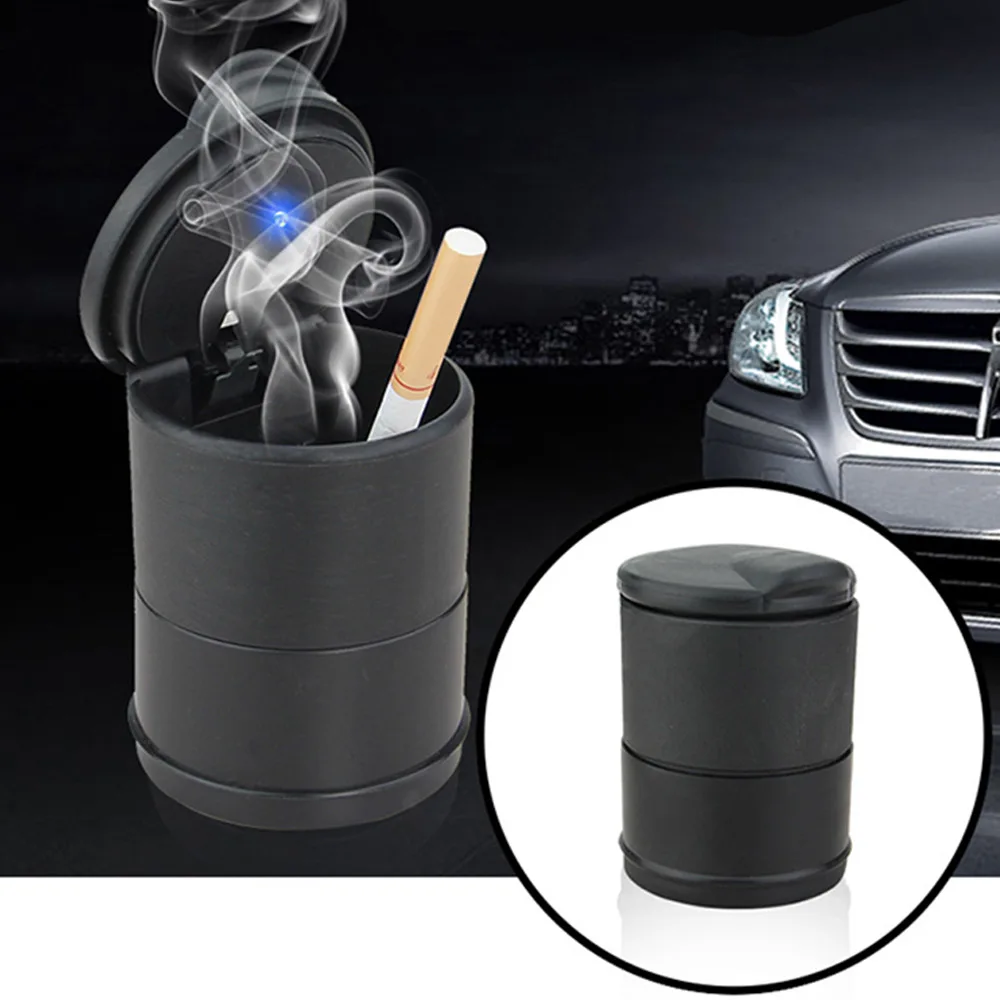 Светодиодный портативный автомобильный пепельница для автомобиля офиса