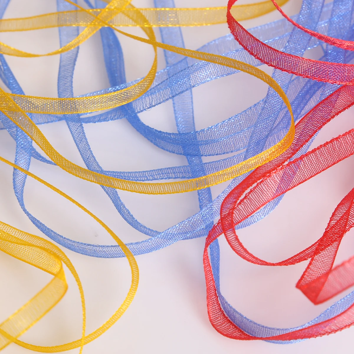 20 ярдов/партия 3 мм ширина лента из органзы оптовая продажа подарочное украшение