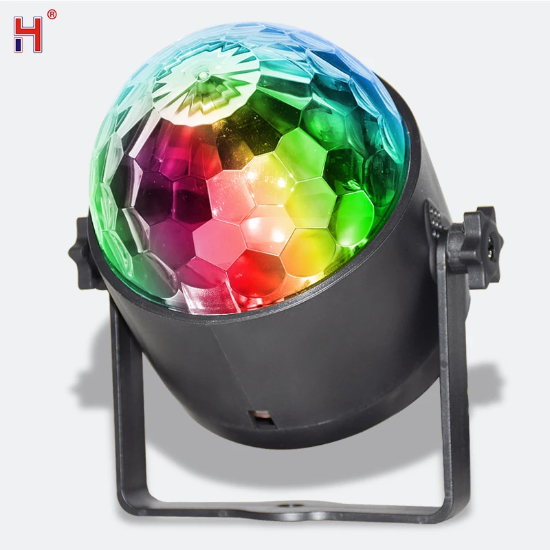 

Mini Mobile Phone Led RGB 3in1 3W Crystal Magical Ball Auto Beam Effect Stage Lights For DJ Disco Bar Show Home Party