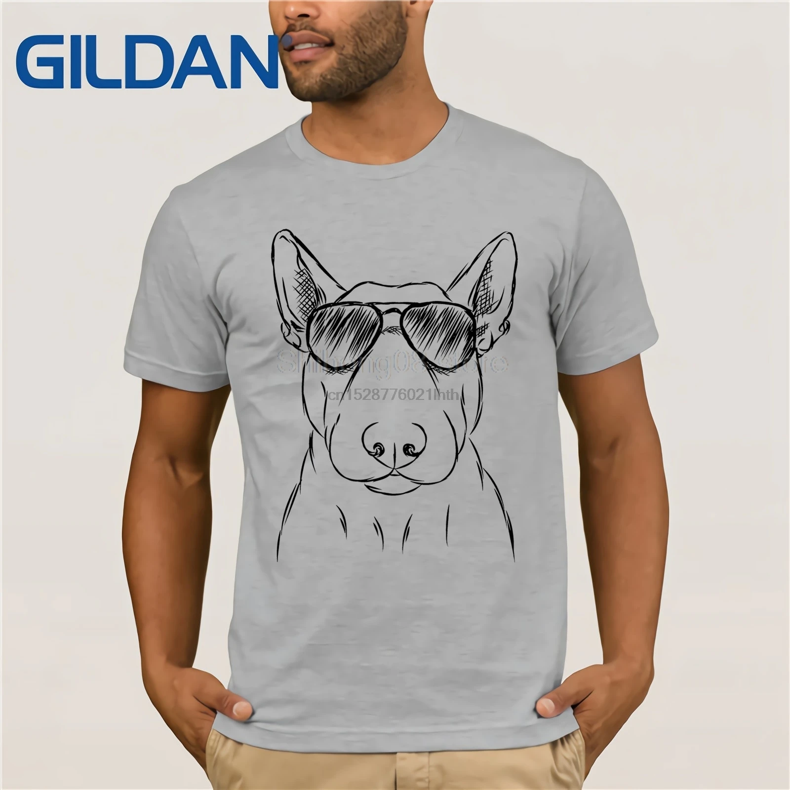 Футболка Jett the Bull Terrier с изображением летчика солнца и собаки футболка животного