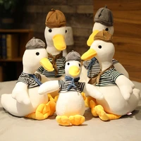 new arrival cute duck with cravat plush toy for baby kids playmate soft stuffed animal duck plush toy gifts for kids birthday