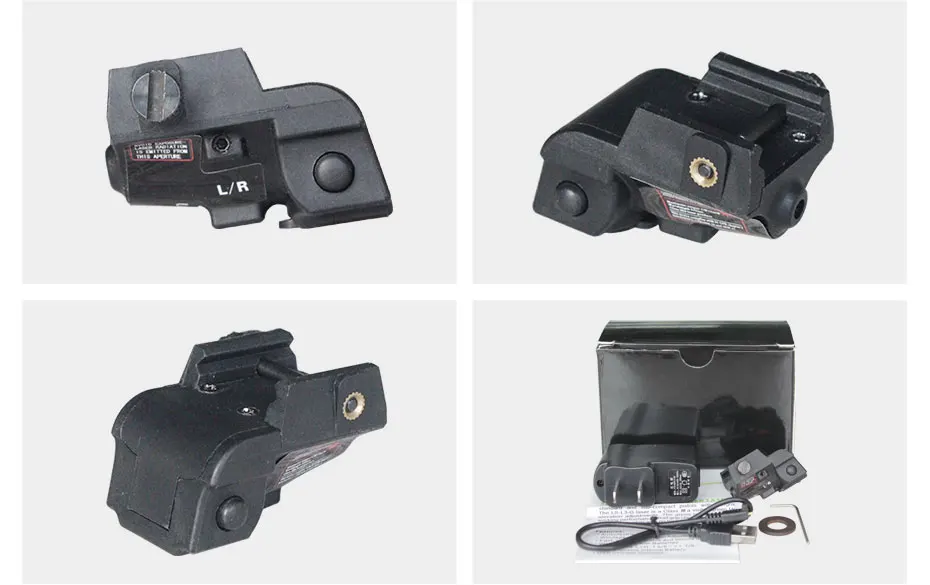 Мини лазерный прицел Laserspeed Тактические аксессуары Glock Beretta 92 Colt 1911 Пневматическая винтовка Mira Laser Green Glock