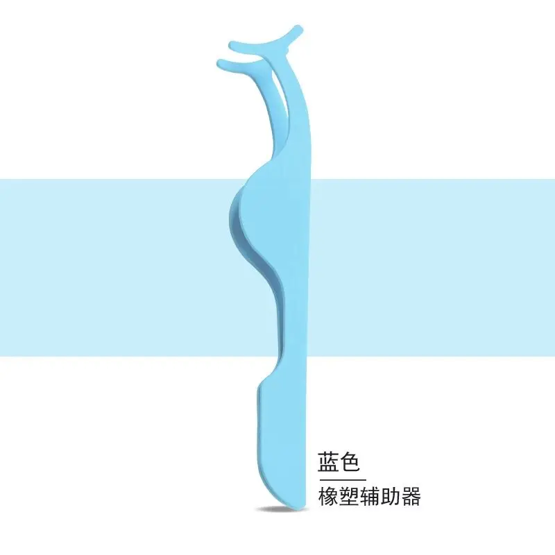 

Wholesale Stainless Steel False Eyelash Tweezers Bulk Sale Fake Lash Applicator Custom LOGO Sticker