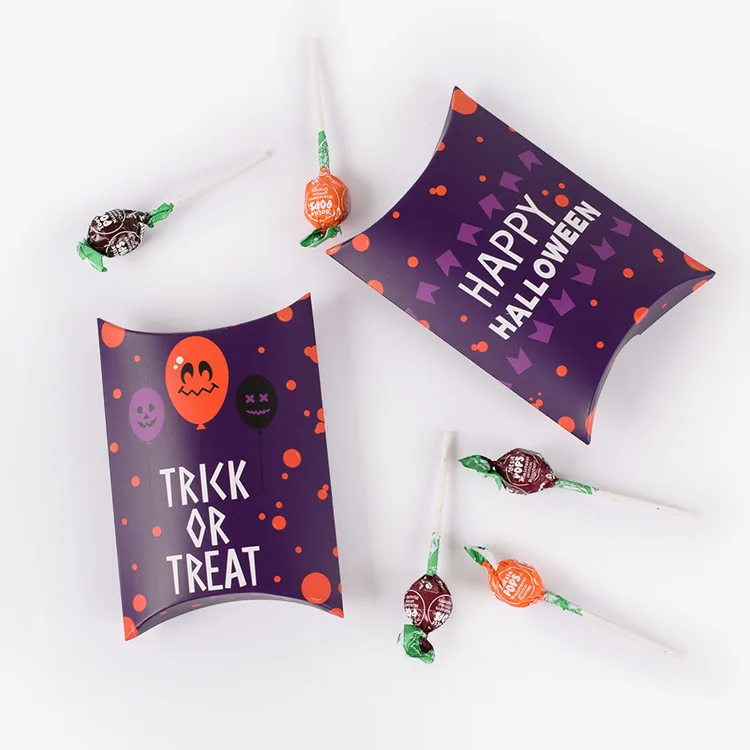 10 шт. бумажные подарочные коробки для конфет в форме подушки | Украшения и