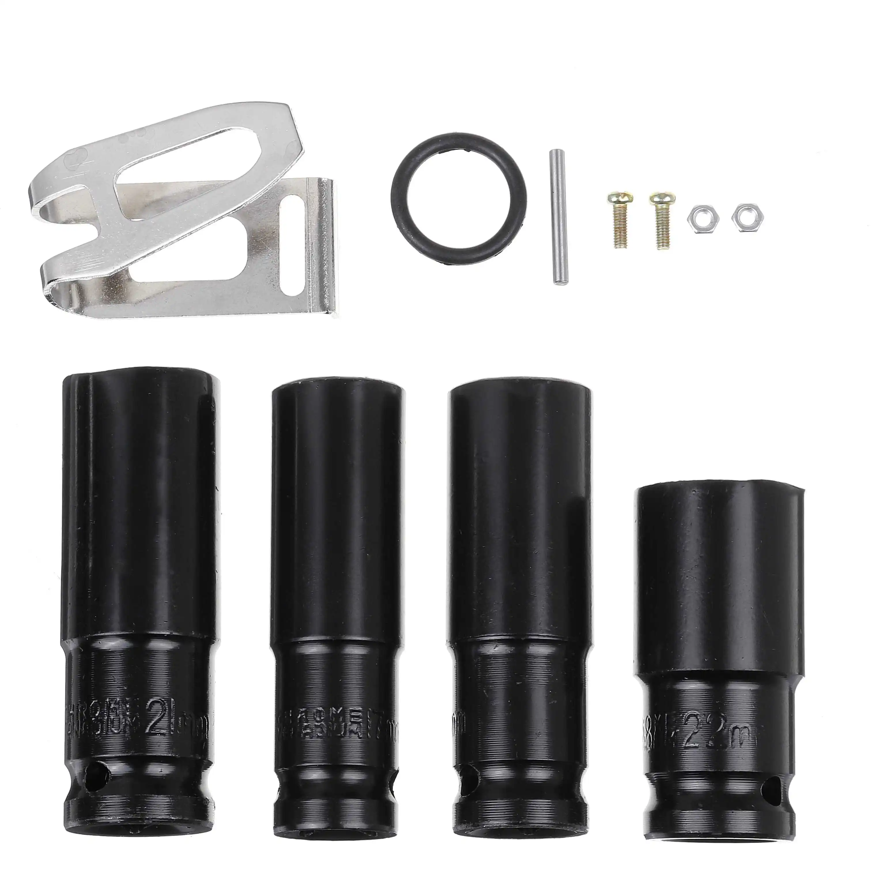 

Impact Socket Set Sleeve Hexagonal Pneumatic Long Heavy Tire Sleeve Head for Electric Wrench Power Tools
