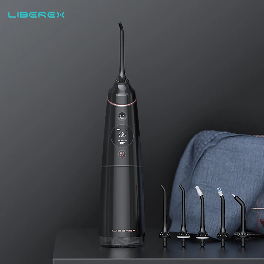 Ирригатор Liberex IPX7 для полости рта с зарядкой от USB переносная зубная вода
