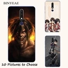 Чехол для Nokia Lumia 430, 520, 535, 550, 650, 630, 635, 730, 735, 640, 950, XL, силиконовый, с изображением японского мультфильма атака на Титанов