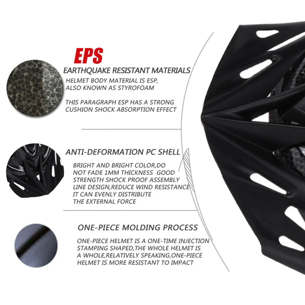 Сверхлегкий гоночный велосипедный шлем интегрированный MTB горный дорожный