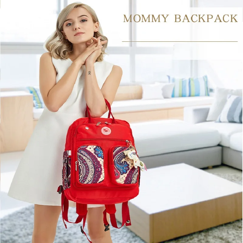 Goedkoop Moederschap Moeder Babyverzorging Zak Verpleging Voor Mode Rugzak Kid Wandelwagen Multifunctionele Luier Handtas Organizer Nieuwe