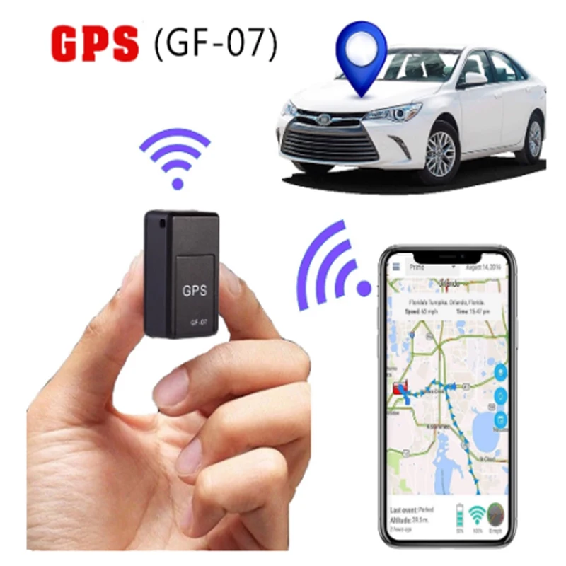 

Автомобильный мини-трекер, магнитный автомобильный Грузовик, GPS-локатор, Антивор, записывающее устройство отслеживания, может голосовое уп...