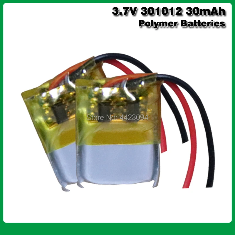 3 7 V Lipo cells 301012 30mah литиевая полимерная аккумуляторная батарея для MP3 MP4 MP5 GPS Bluetooth