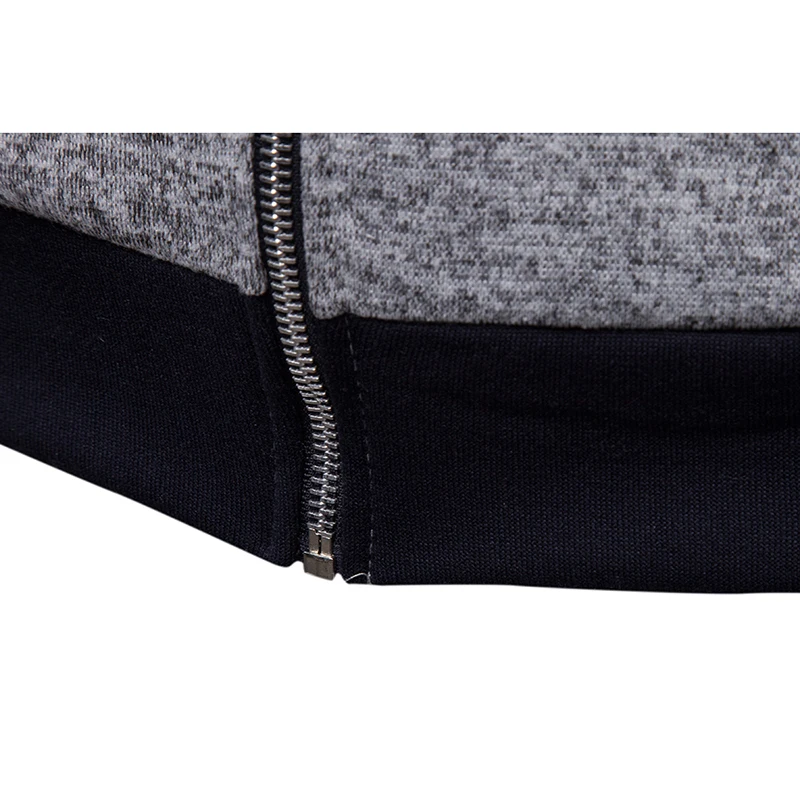 

ZOGAA Hoodies Men Autumn Winter New Men's Creative Stitching Casual Fashion Hooded Plus Size Cardigan Sweatshirt Hot Sale Young