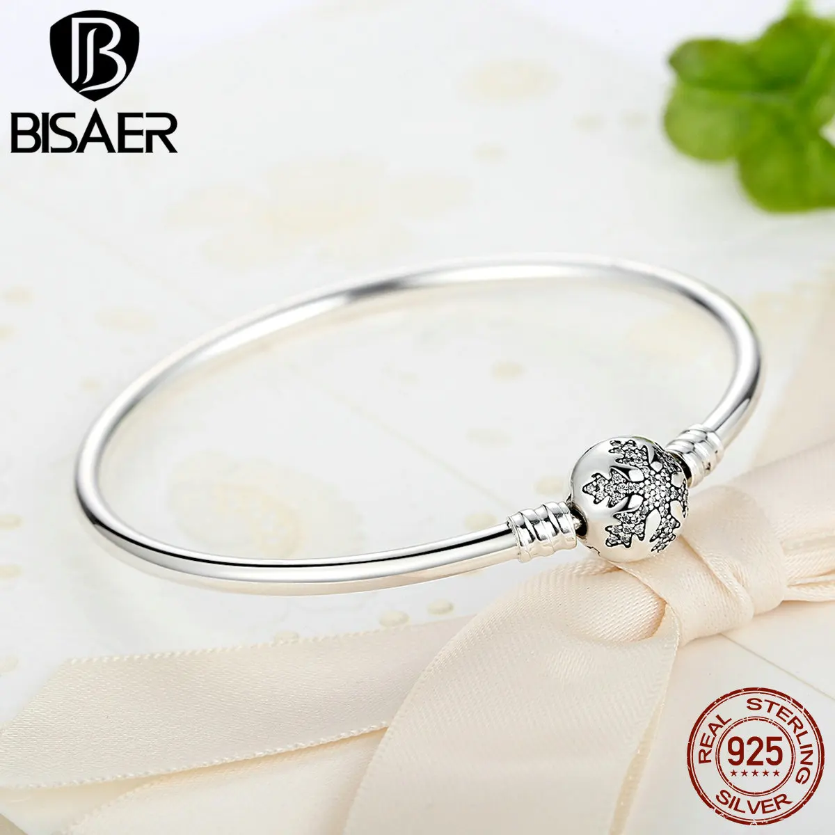 Pulseira 925 пробы серебряный браслет Femme Снежинка Сердце голубой глаз Femme змеиная цепь браслеты и ювелирные женские браслеты