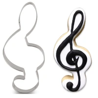 liliao music g clef cookie cutter stainless steel biscuit sandwich bread mold baking tools kitchen accessories
