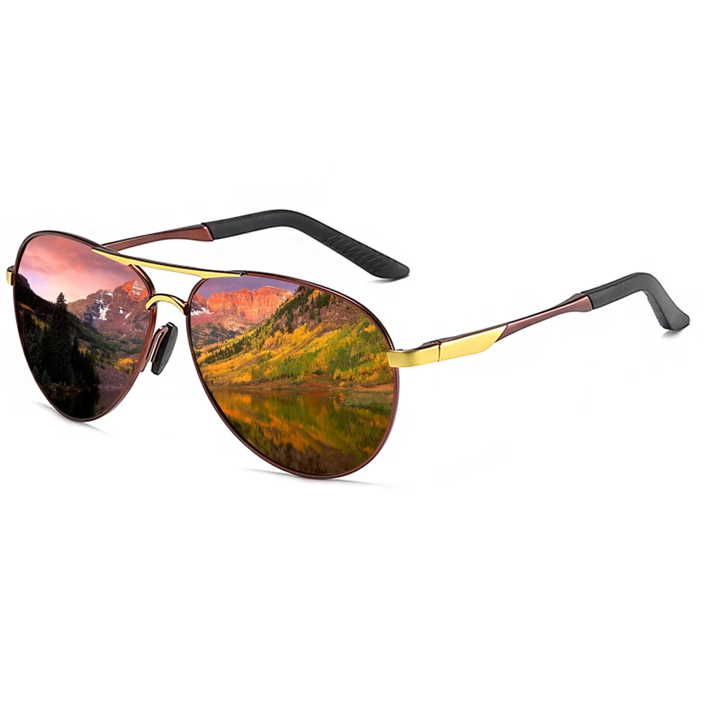 

Yeckpowo mnner Sonnenbrille polarisierte glser brillen gafas de sol hombre retro zonnebril keine blendung objektiv marke design