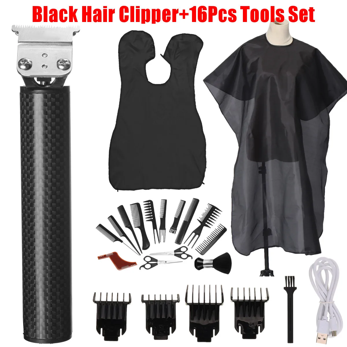 

Electric Hair Clipper USB Rechargeable Shaver Beard trimmer Cordless Professional Men Hair Cutting Machine Beard Salon