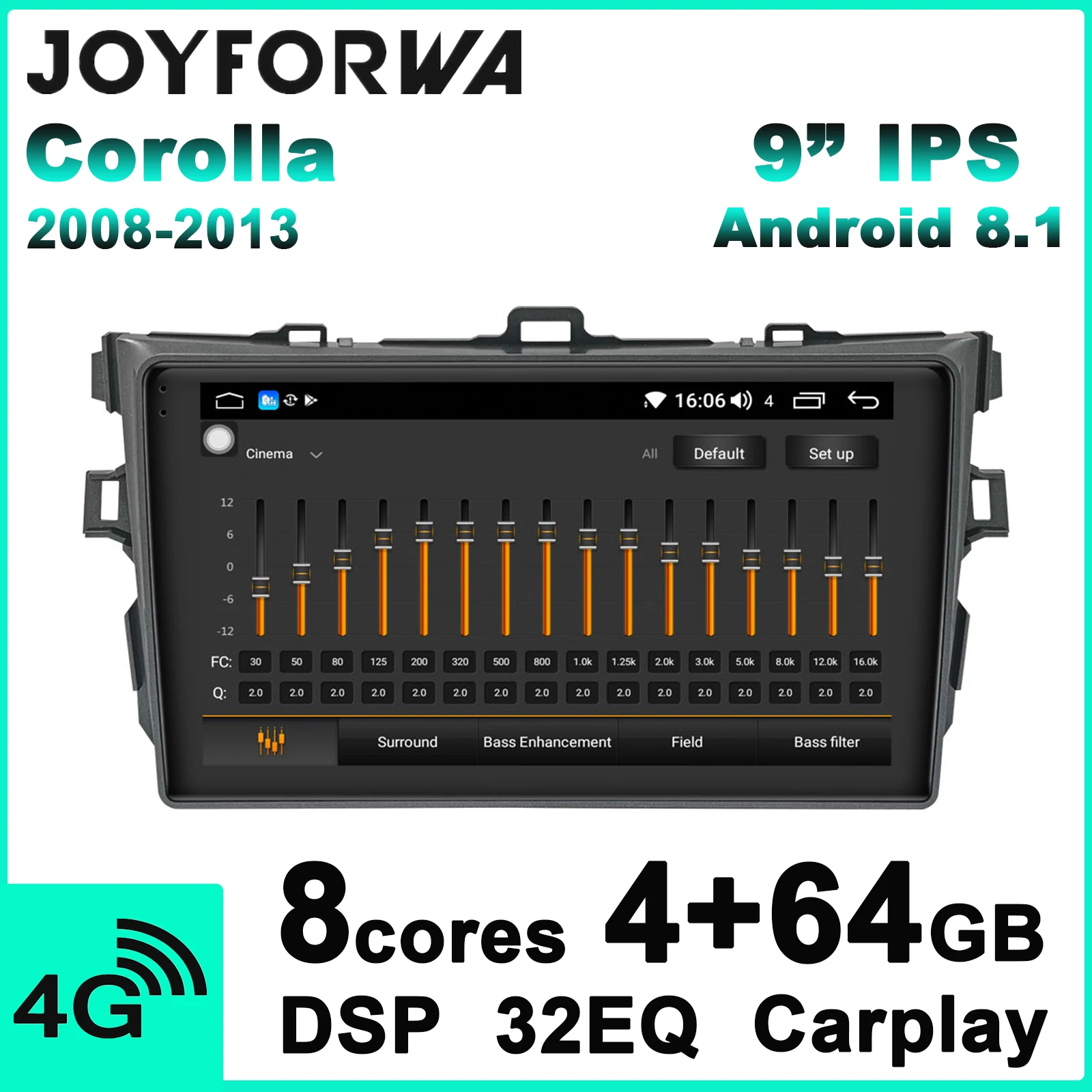 2 Din радио 9 &quotАвтомобильный мультимедийный плеер Android стерео головное устройство