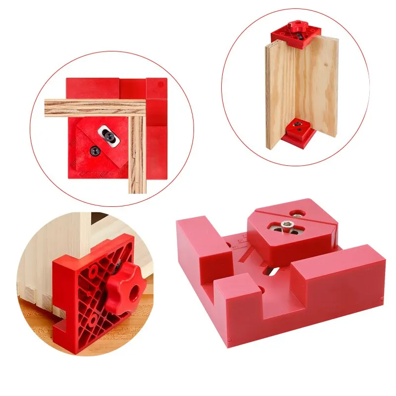 

90 Degree Right Angle Clamp Corner Woodworking Fixture Tool Splicing board Positioning Panel Fixing Clips Frame Corner Clip