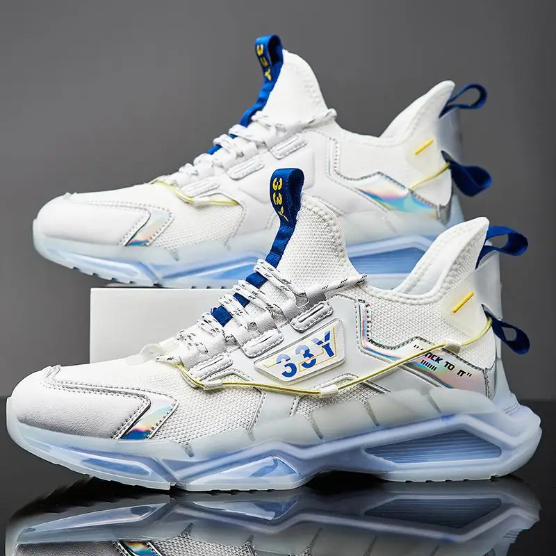 2021 Running Shoes Size 46 Male Casual White Shoes High Quality Walking Shoes Hard-wearing Light Weight Mens Sneakers Zapatillas