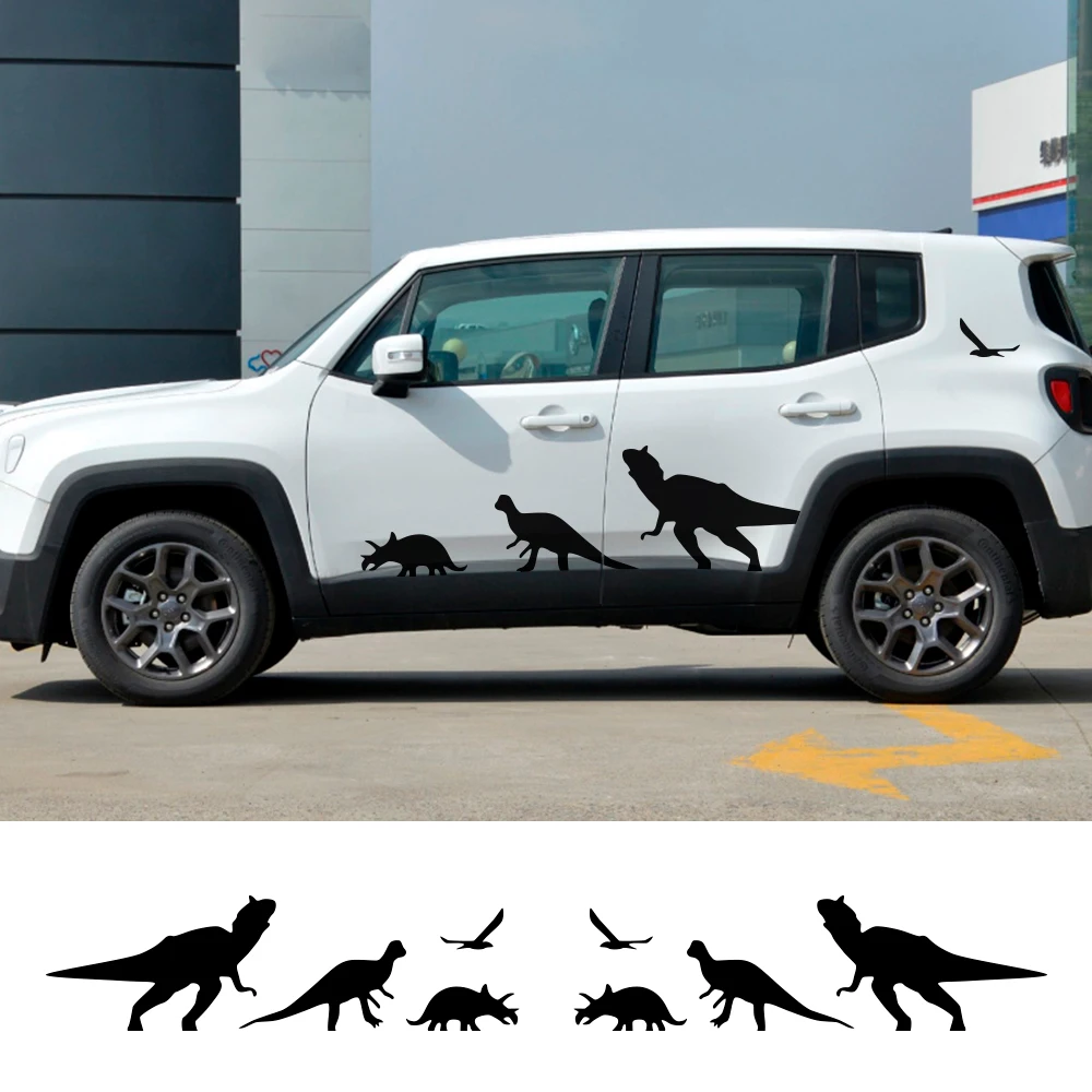 

Для Jeep Renegade Wrangler JK TJ Cherokee Patriot Trail Hawk Compass Автомобильная дверная боковая Наклейка декоративная наклейка автомобильные аксессуары 8 шт./компл.