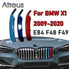 Наклейка на решетку автомобиля, из АБС-пластика, 3 шт., для BMW F48, E84, F49, X1, 2020, 2019, 2108, 2017, 2016, 2015, 09-14 м, стильные аксессуары