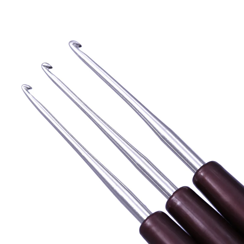 Крючки для вязания спицы 0 5 мм 2 7 маленькие кружевные зеркальные крючки 16