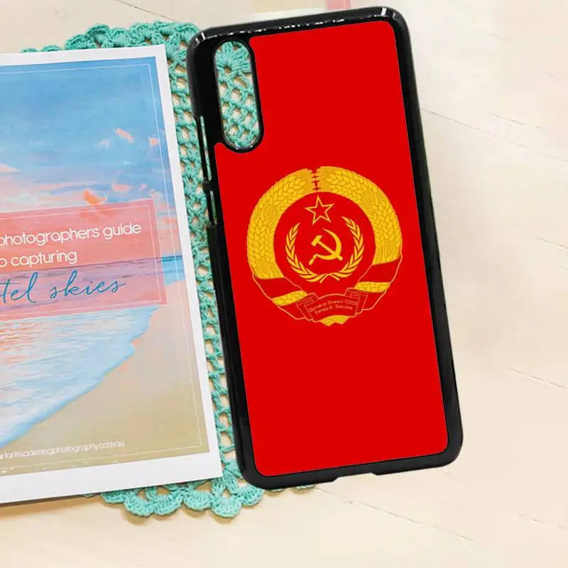 

Soviet Union USSR Flag Phone Case PC for iPhone 11 12 pro XS MAX 8 7 6 6S Plus X 5S SE 2020 XR