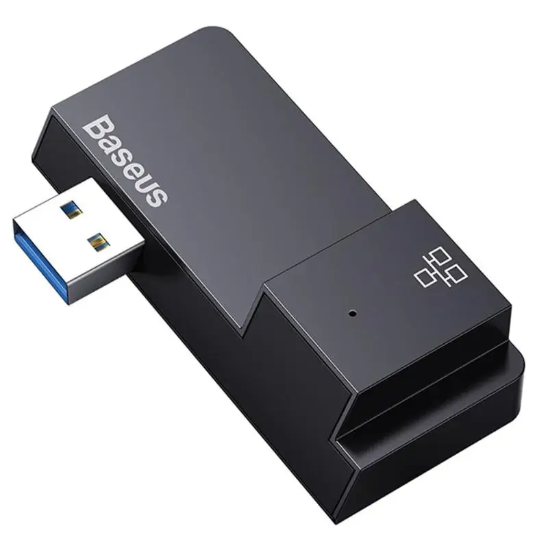 Baseus USB 3,0 мульти-функциональный хаб 3 в 1 взаимный обмен данными между компьютером и периферийными устройствами с 2 портами(стандарт 3,0+ RJ45 концентратор USB LAN переходник для Surface Pro для всей поверхности RT серии