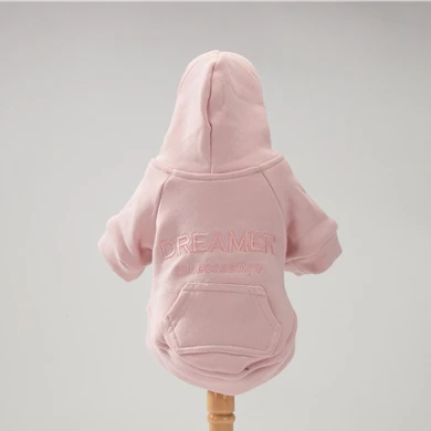 Pink Hipidog теплая одежда для собак зимние толстовки для маленьких средних собак Прямая поставка - Цвет: Pink