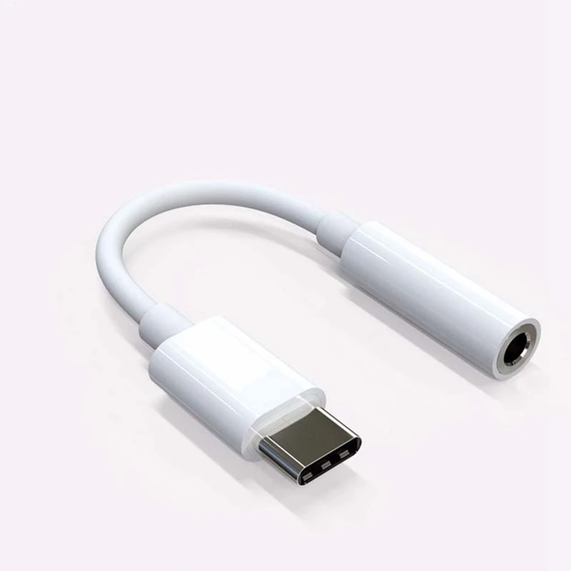 

Type-C To 3.5mm Headphone Cable Adapter Type C USB-C Male To 3.5mm audio AUX Audio Female Jack For type-C Xiaomi Samsung Android