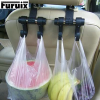 2pcs4pcs swivel car seat back hook multi functional metal auto car seat headrest hanger bag hook holder for bag purse bracket