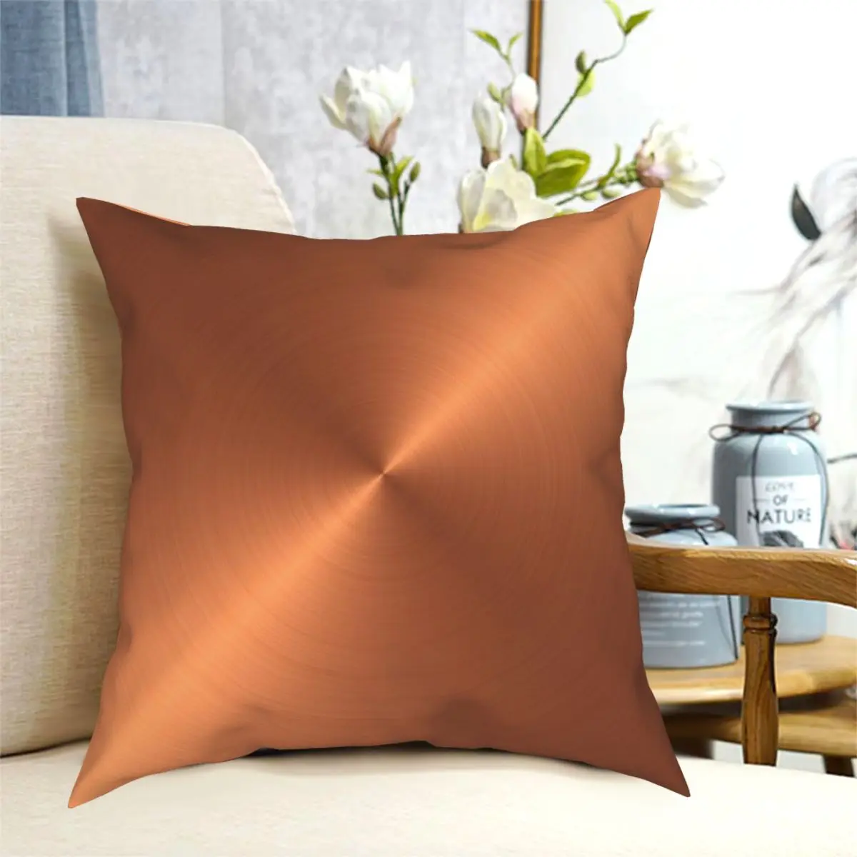 Матовый Медь наволочка Творческий ЗИП декор для чехлы на подушки дома|Наволочка|