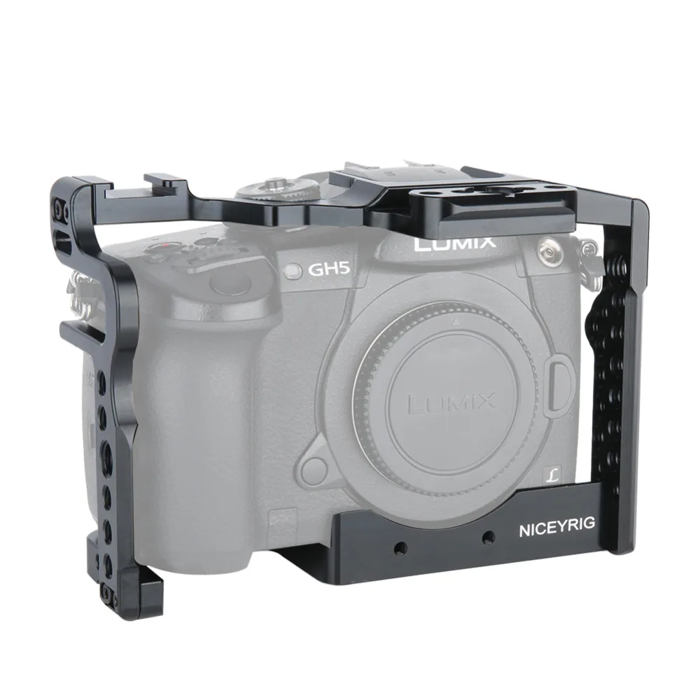 Чехол для Камеры NICEYRIG gh5 gh5s для камеры Panasonic GH5 GH5S для камеры Panasonic Lumix gh5s gh5 DSLR Cage Lumix gh5 чехол для видео Rig