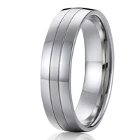 classic design health pure titanium wedding band promise ring men ring anel