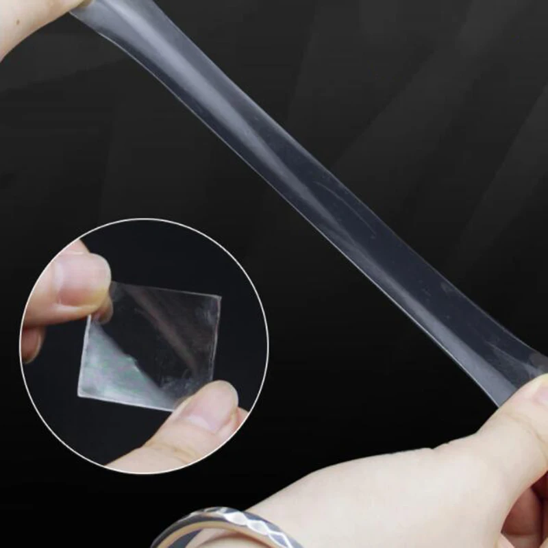 Многофункциональная нано лента 3 м универсальная двухсторонняя многоразовая