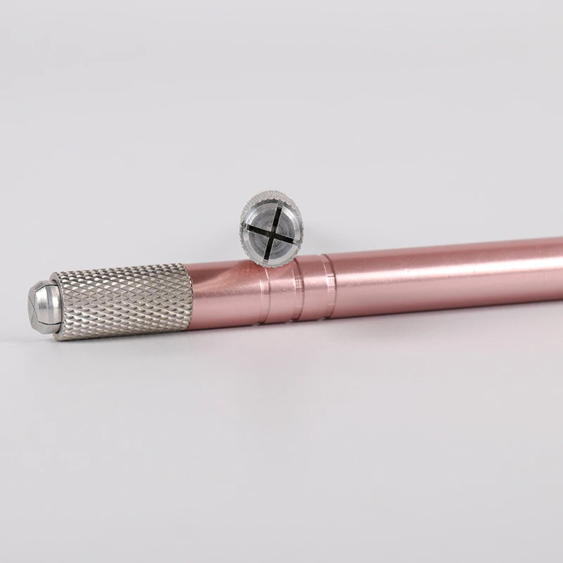 

50pcs Tattoo Eyebrow Makeup Manual Pen Microblading Tattoo Machine Tattoo Permanent Lock-Pin Handle Eyelash Mini Manual Tool