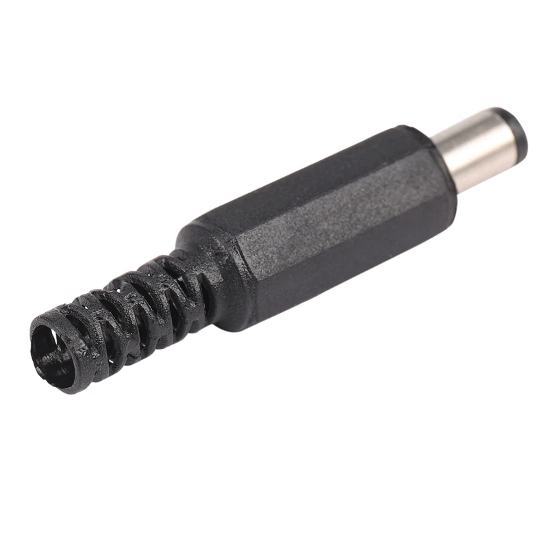 

10 Pcs Male Solder Dc Barrel Tip Plug Jack Straight Connectors & 1 Pcs Dual Channel Digital Audio Amplifier Board